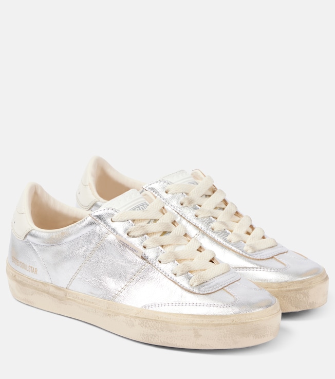 Soul-Star metallic leather sneakers | Golden Goose