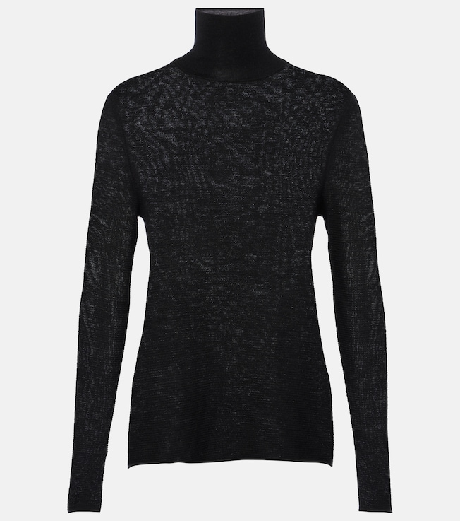 Lory ribbed-knit cashmere turtleneck sweater | Lisa Yang