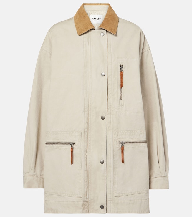 Kimeliaga corduroy-trimmed jacket | Marant Etoile
