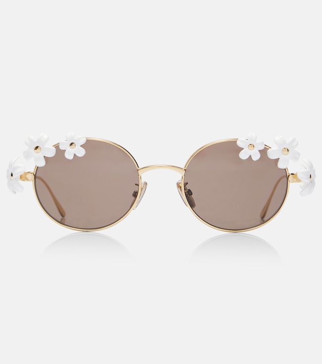 Signature floral round sunglasses | Loewe