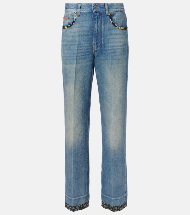 High-rise straight jeans | Valentino