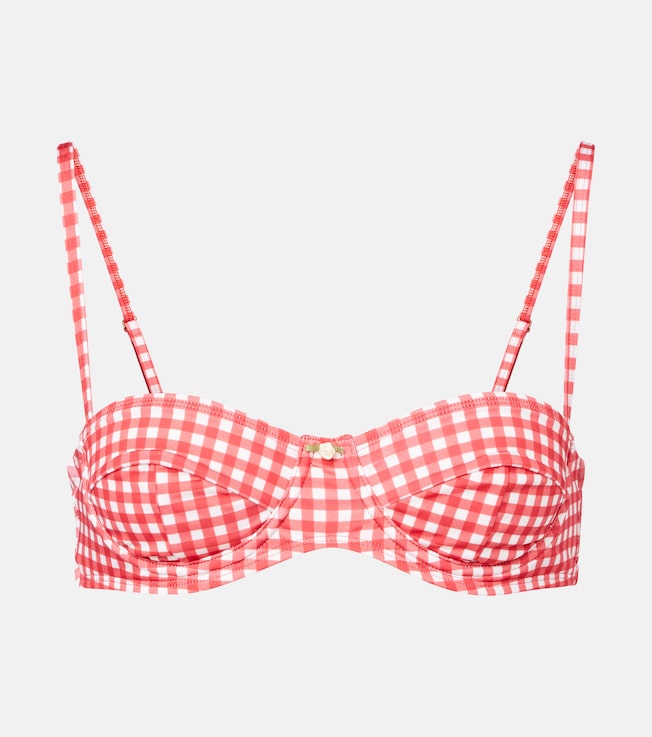 Lenny gingham bikini top | Bananhot