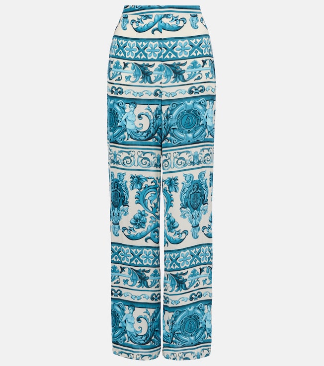 Printed wide-leg pants | Adriana Degreas