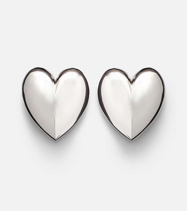 Puffy Heart 10kt gold-plated earrings | Jennifer Fisher