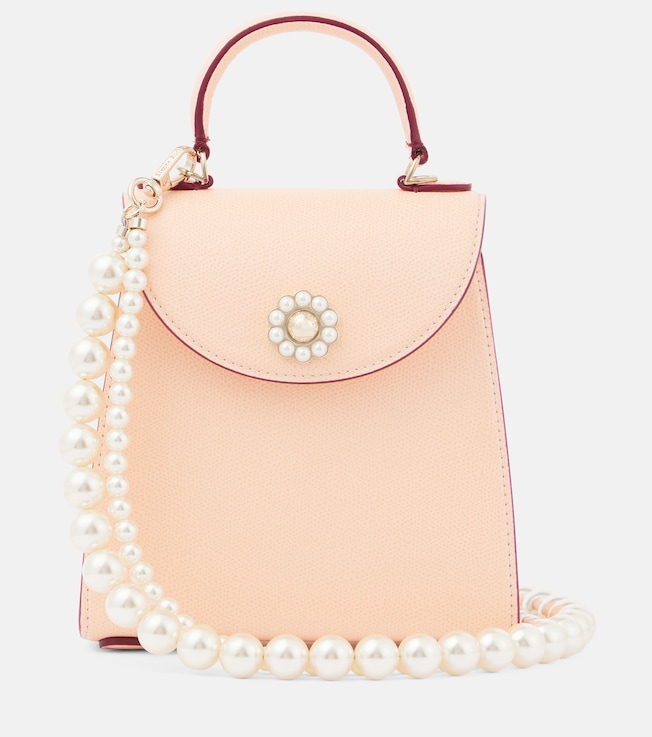 Valentine Mini embellished leather shoulder bag | Simone Rocha