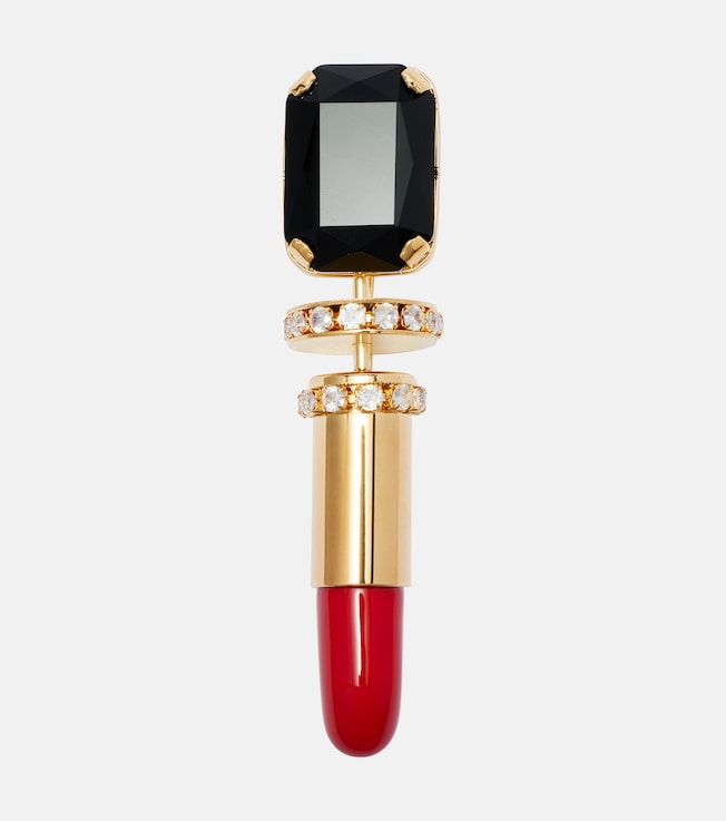 Lipstick embellished brooch | Balmain