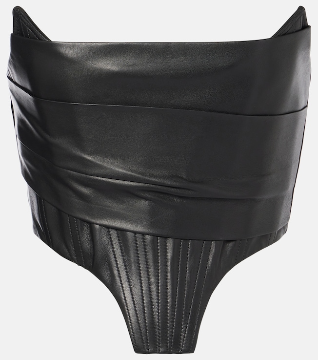 Leather corset | Alex Perry