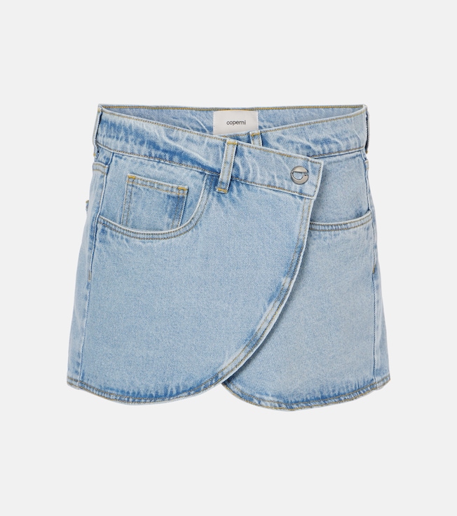 Denim wrap skirt | Coperni