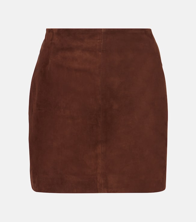 Remi suede miniskirt | Nour Hammour