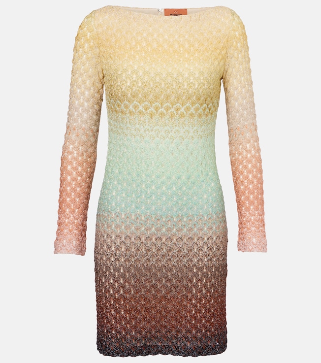 Dyed lamé minidress | Missoni