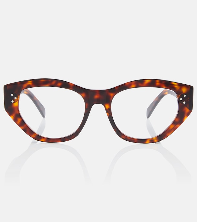 Tortoiseshell cat-eye glasses | Celine Eyewear