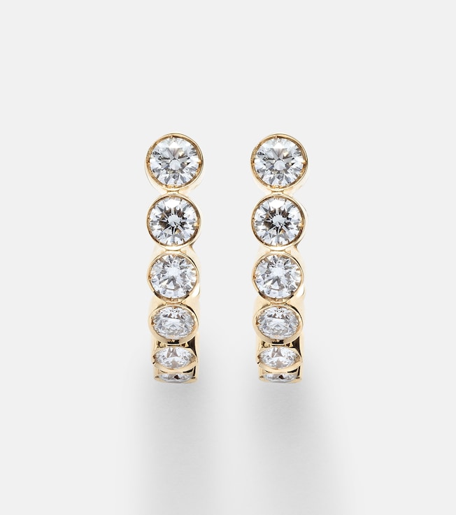Boucle Ensemble 18kt gold earrings with diamonds  | Sophie Bille Brahe