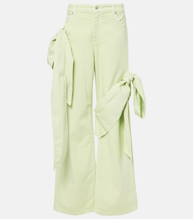 Draped straight jeans | Blumarine