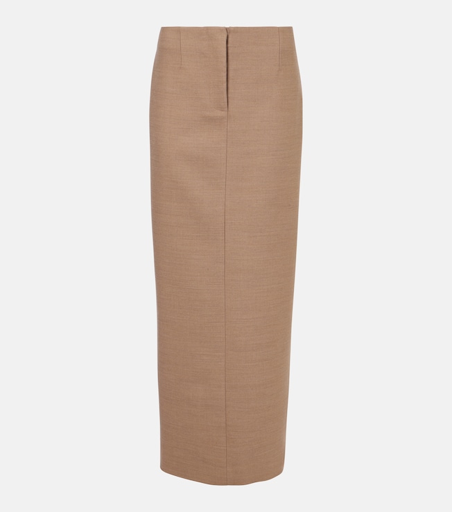 Script low-rise midi skirt | Entire Studios