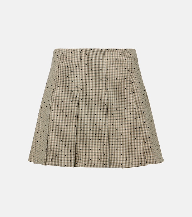 Checked miniskirt | Ganni