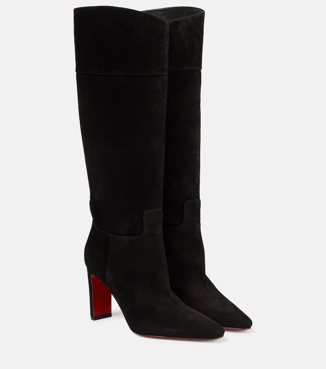 Supra Botta 85 suede knee-high boots | Christian Louboutin