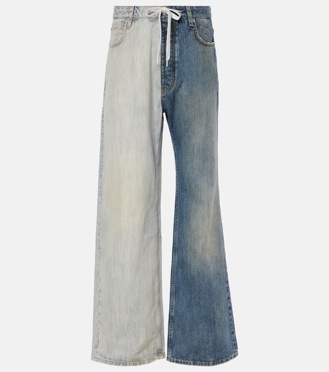 Fifty-Fifty low-rise wide-leg jeans | Balenciaga