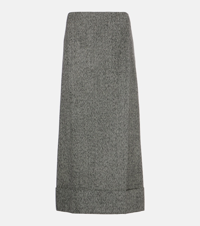 Wool midi skirt | Prada