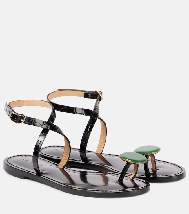 Kigali embeliished leather sandals | Amanu
