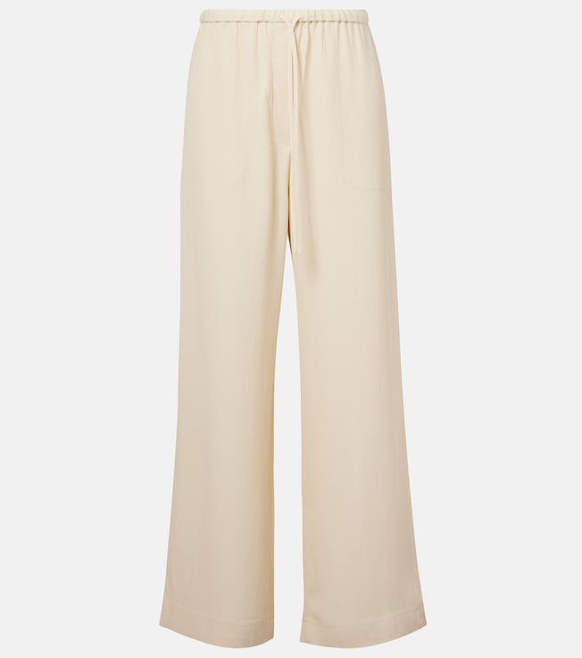 High-rise wide-leg pants  | Toteme