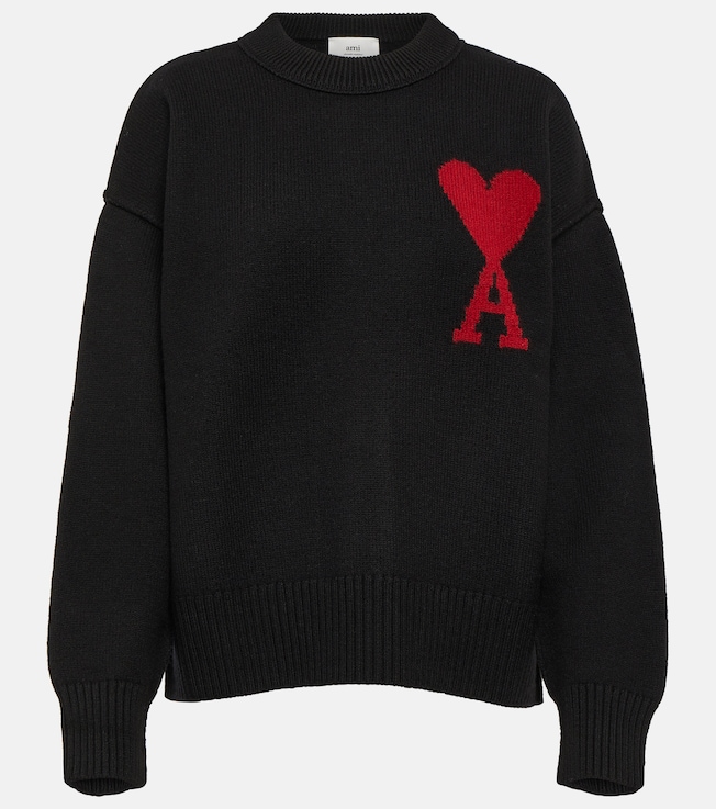Ami De Cœur virgin wool sweater | Ami Paris
