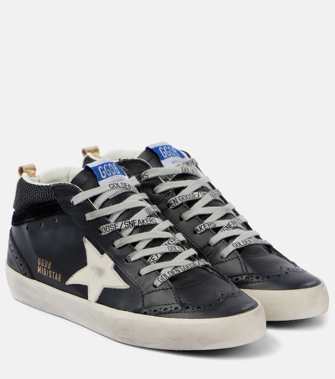 Mid Star leather sneakers | Golden Goose