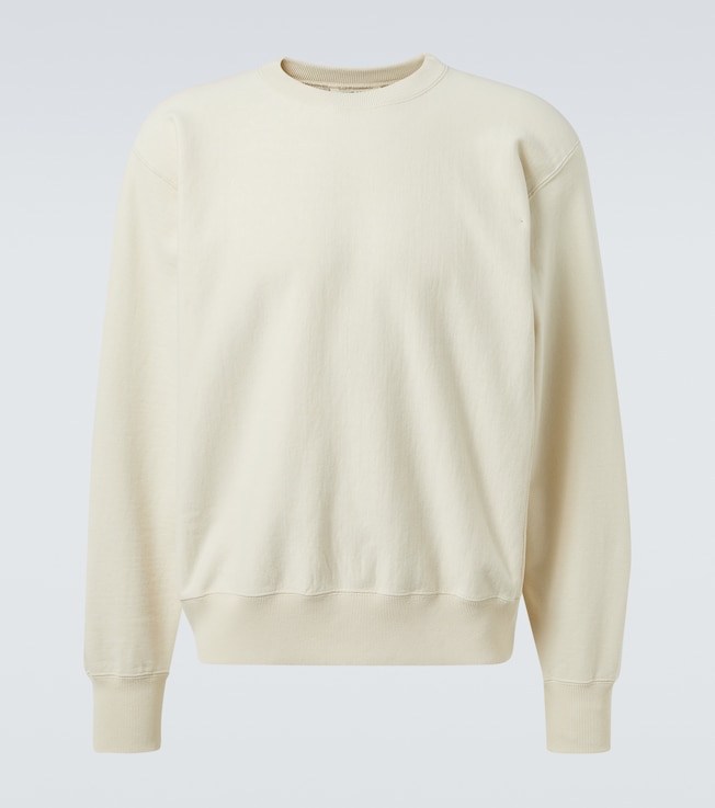 Cotton jersey sweatshirt | Auralee