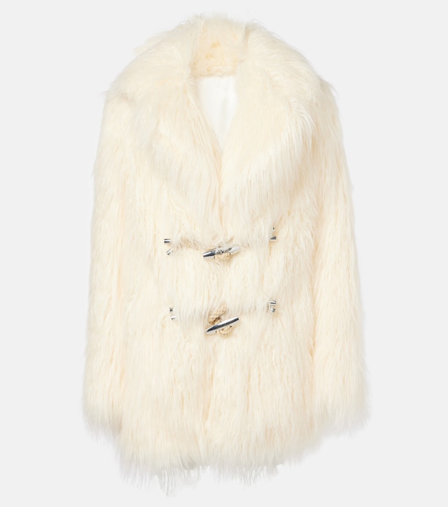 Faux shearling jacket | Rabanne