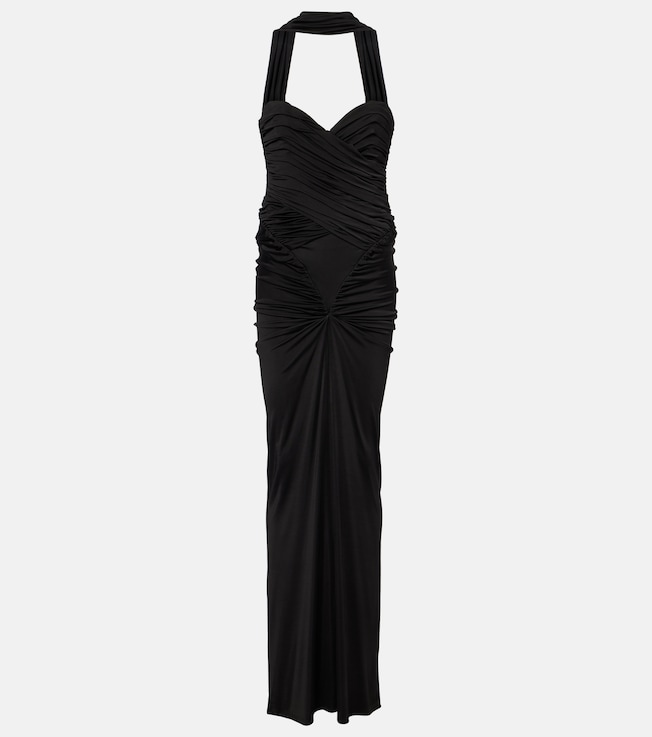 Samsara ruched strapless gown | The New Arrivals Ilkyaz Ozel