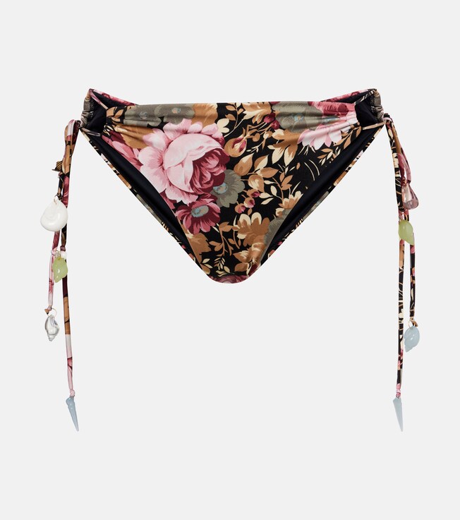Embellished floral bikini bottoms | Chloé