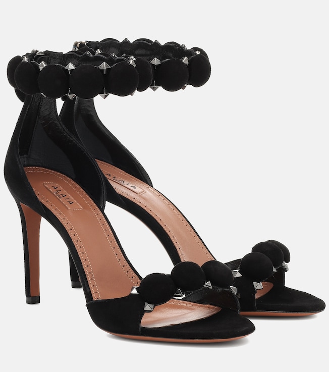 La Bombe 90 suede sandals | Alaïa