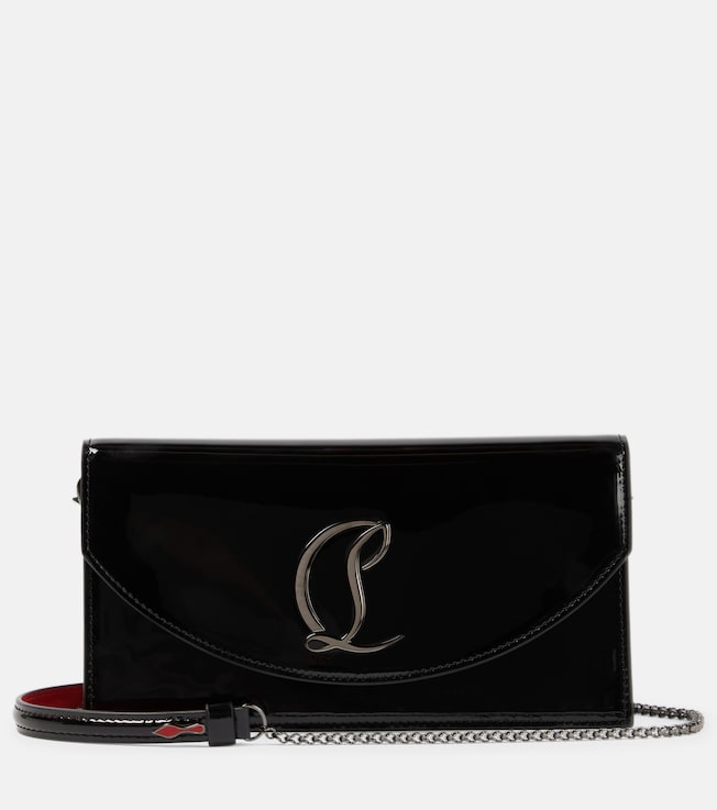 Loubi54 leather clutch | Christian Louboutin