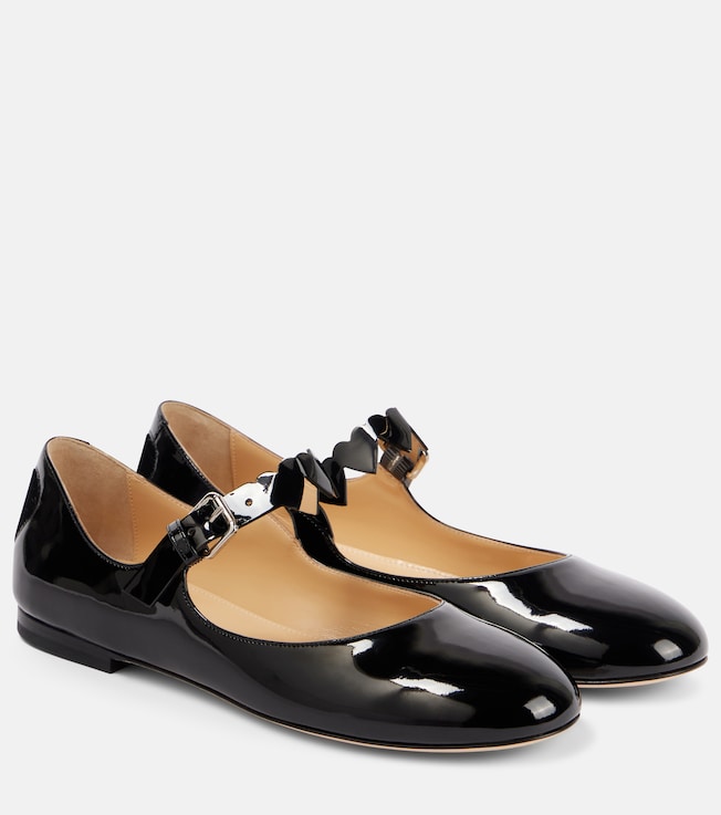 Special Heart patent leather ballet flats | Mach & Mach