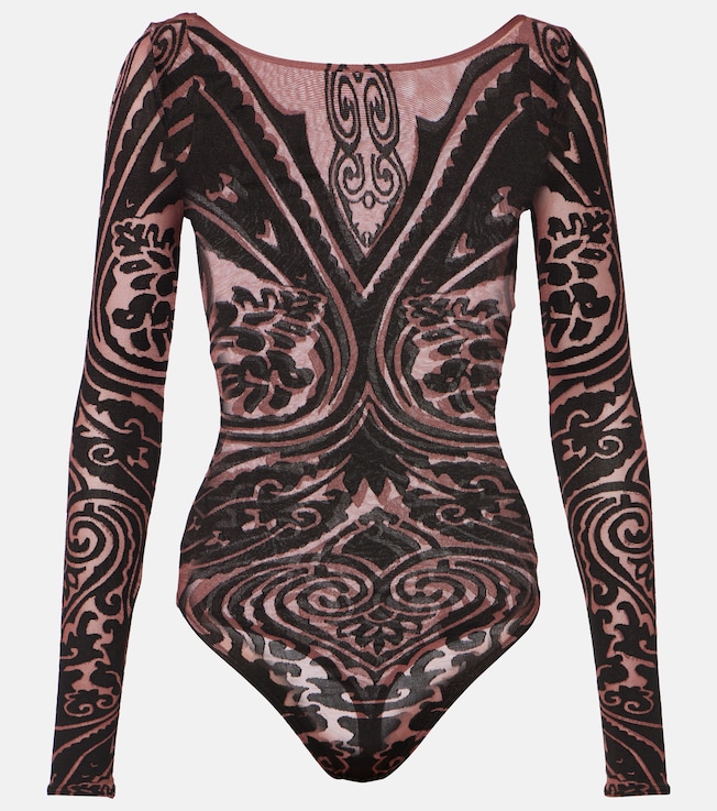 x Etro Tattoo paisley bodysuit | Wolford