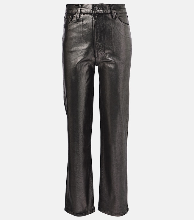 Le Sleek high-rise straight jeans | Frame
