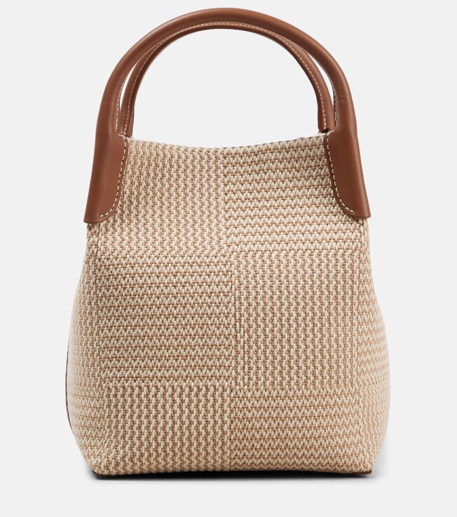 Bale Small checked bucket bag | Loro Piana