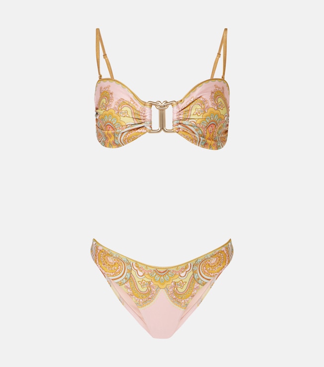 Maxine knot-detail paisley bikini | Zimmermann