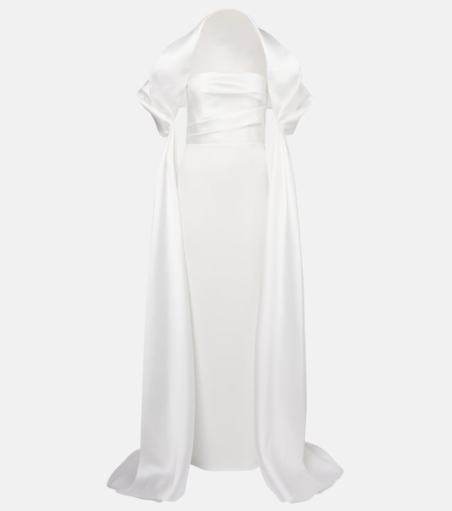 Vera satin bustier gown | Solace London