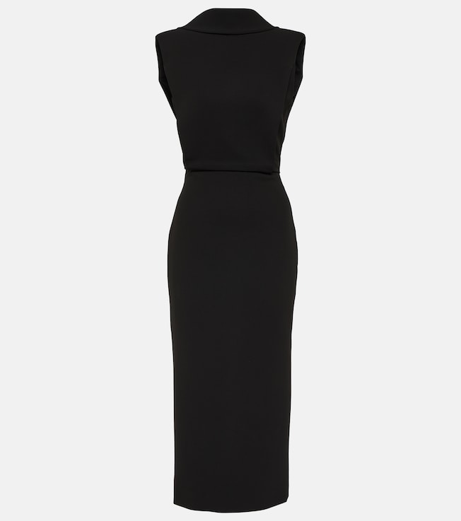 High neck cady midi dress | Roland Mouret