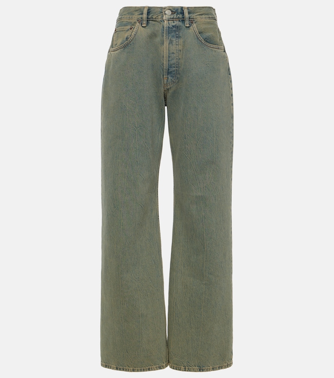 2021F mid-rise wide-leg jeans | Acne Studios