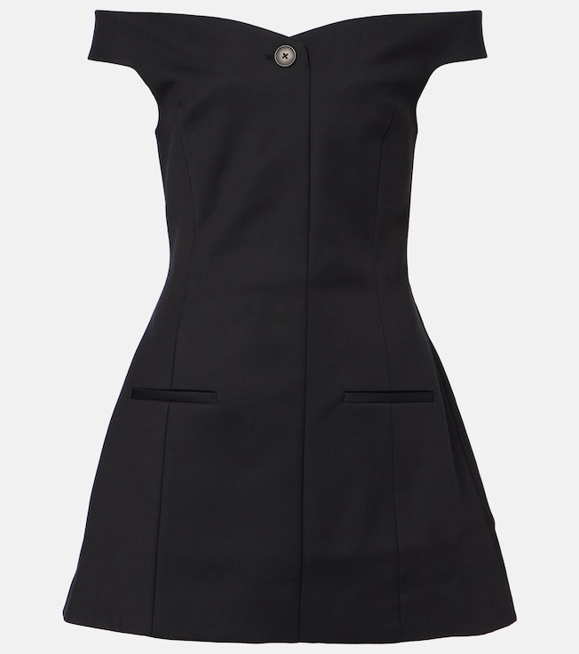 Sandrine off-shoulder minidress | SIR