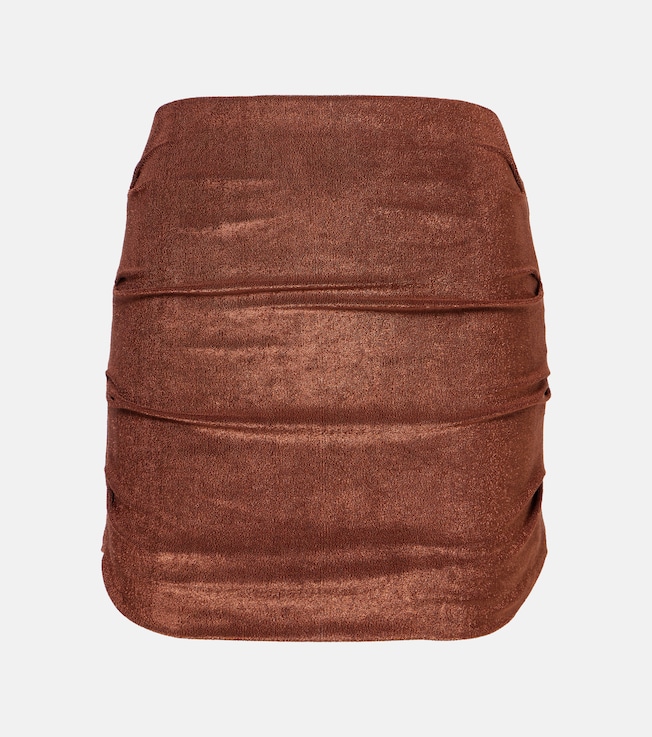 Thea ruched terry miniskirt | Jade Swim