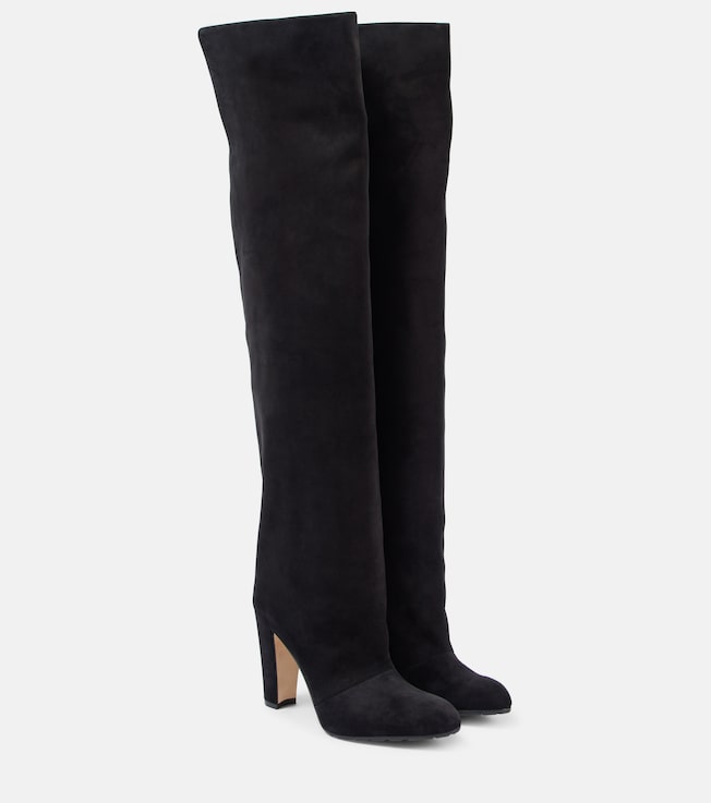 Gardahi 105 suede knee-high boots | Manolo Blahnik