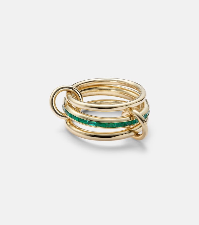 Pyrus 18kt gold ring with emeralds | Spinelli Kilcollin