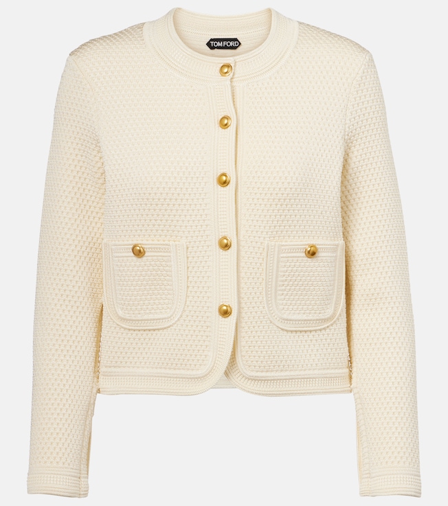 Chasseur waffle-knit cardigan  | Tom Ford