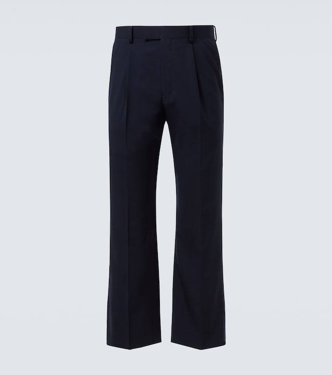 Wool straight pants  | Auralee