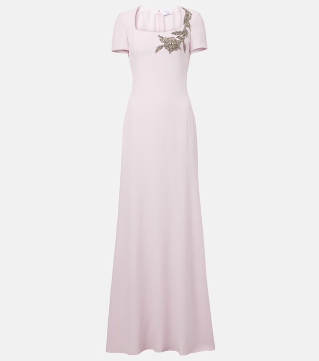 Embellished crêpe gown | McQueen