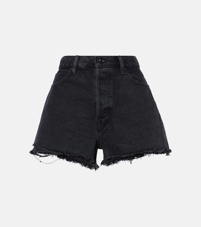 Frayed denim shorts | Frame