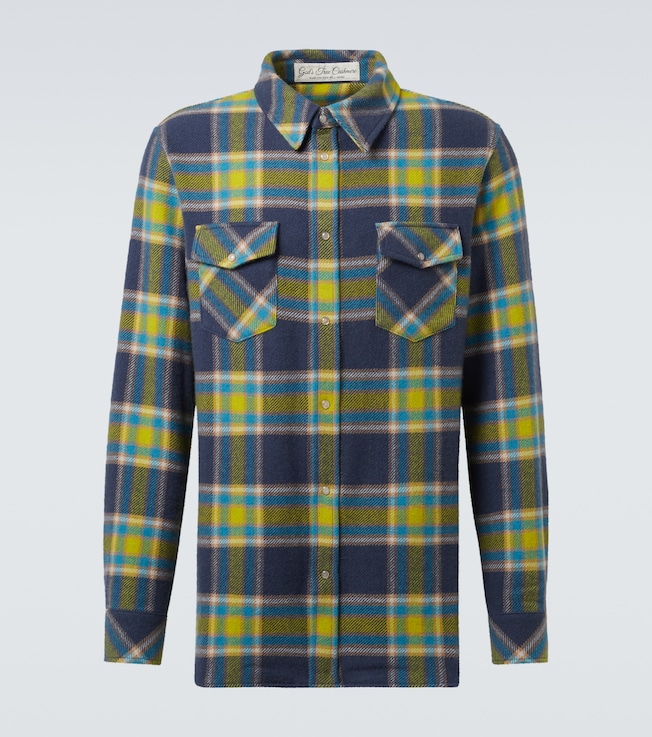 Explorer tartan cashmere shirt | God's True Cashmere
