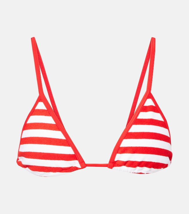 Via striped bikini top  | Jade Swim